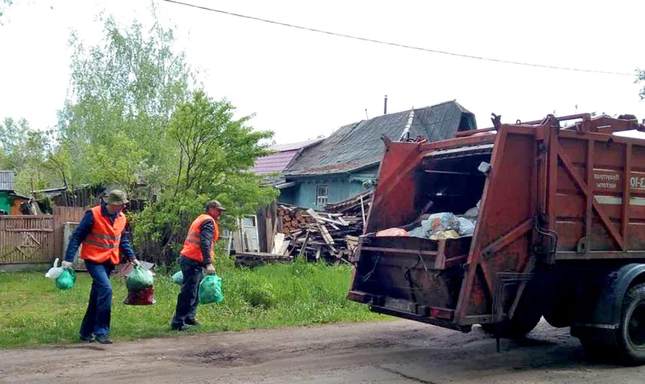 Вывоз мусора из частного дома в Серпухове в октябре
